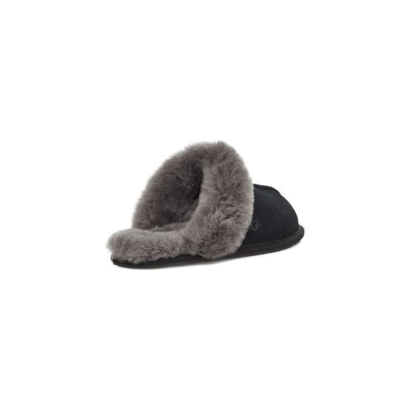 UGG Women's Scuffette II Slipper in Black Grey