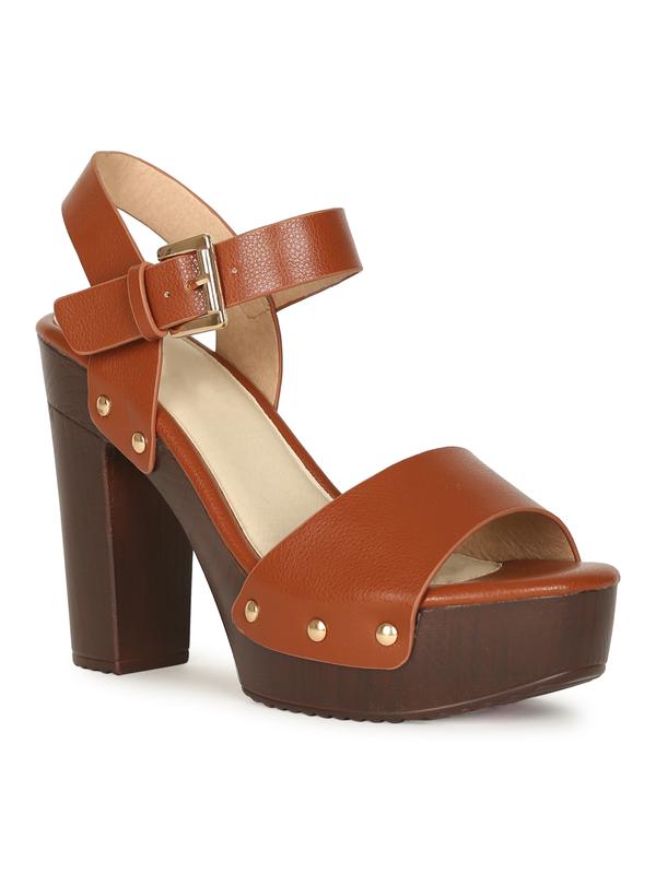 QUEEN-9 WOMNE'S HEEL ANKLE STRAP OPEN TOE PLATFORM