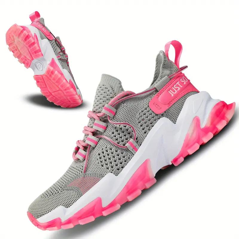 Women Sneakers Casual Running Shoes Non-Slip Athletic Tennis Sports Shoes Breathable Mesh-Comfortable Work Walking Shoes Trainer Training Runner