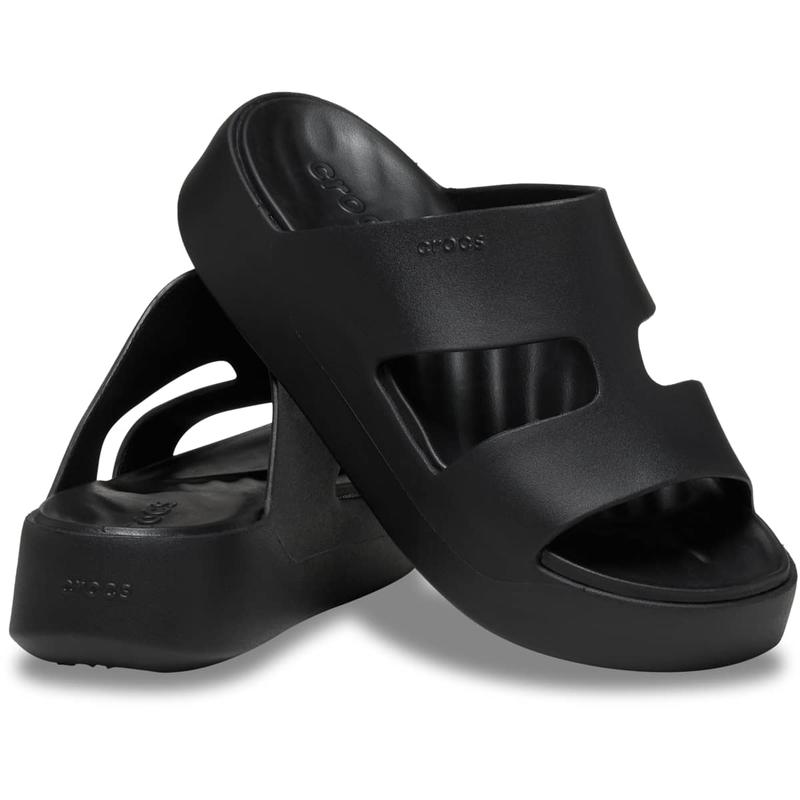 Crocs Women's Getaway H-Strap Platform Sandals, Platform Shoes for Women