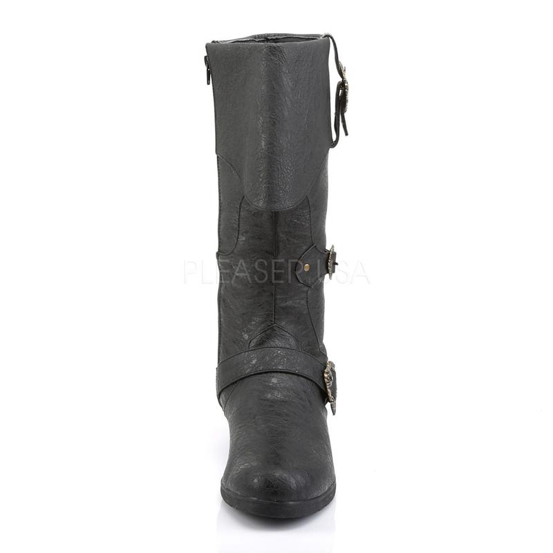 CARRIBEAN-299 Men's Black Renaissance Boots