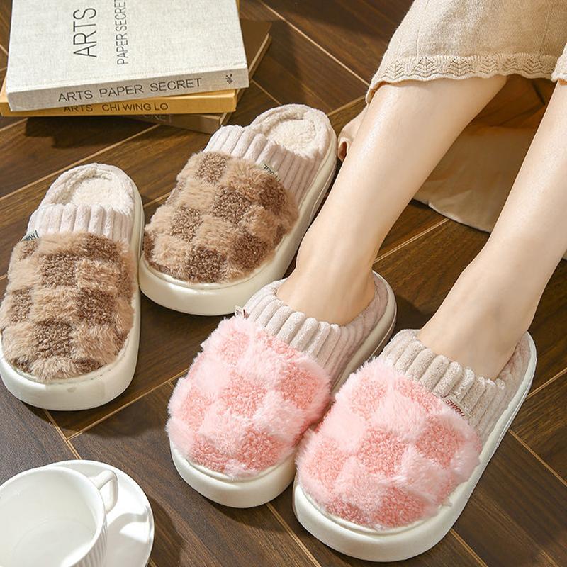 Cozy Fuzzy Slippers for Men Soft Thermal Sole Non Slip Comfy Casual Winter Indoor with Warm Fleece Lining Perfect for Lounging Flipflop Walking Shoes