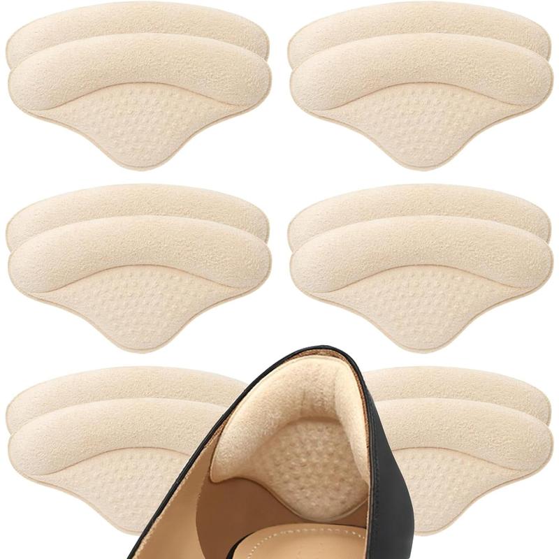 6 Pairs Heel Pads Heel Grips Liner for Loose Shoes, Heel Cushion Pads Heel Inserts for Shoe Too Big Men Women- Ultra Soothing Heel Protectors for Heel Pain, Heel Slipping, Blisters, Friction Footwear Insoles Footwear Insoles Comfort Bedroom