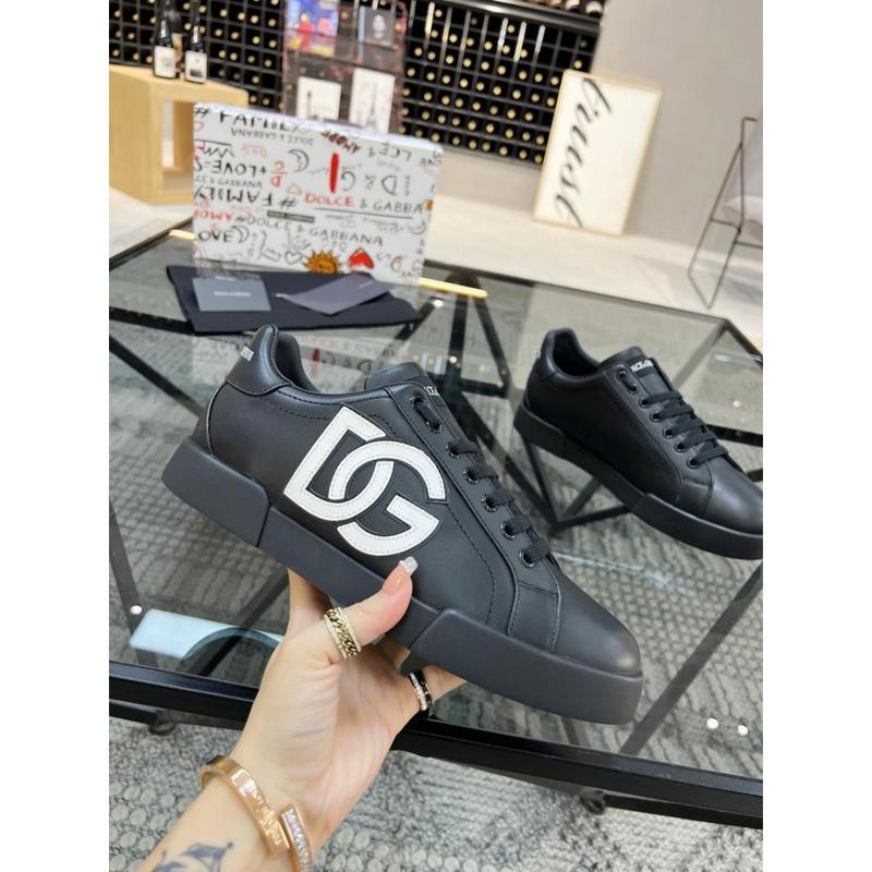 D Men's Leather Sports Casual Shoes Lace-up Flat White Shoes Foreign Trade Original Order Trendy All-Matching Fashion Shoes