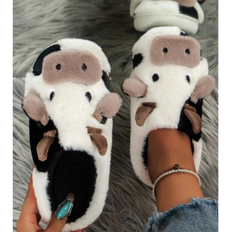 Women's House Slippers Indoor Fuzzy Fluffy Furry Cozy Home Bedroom Comfy Winter Cute Warm Outdoor Shoes