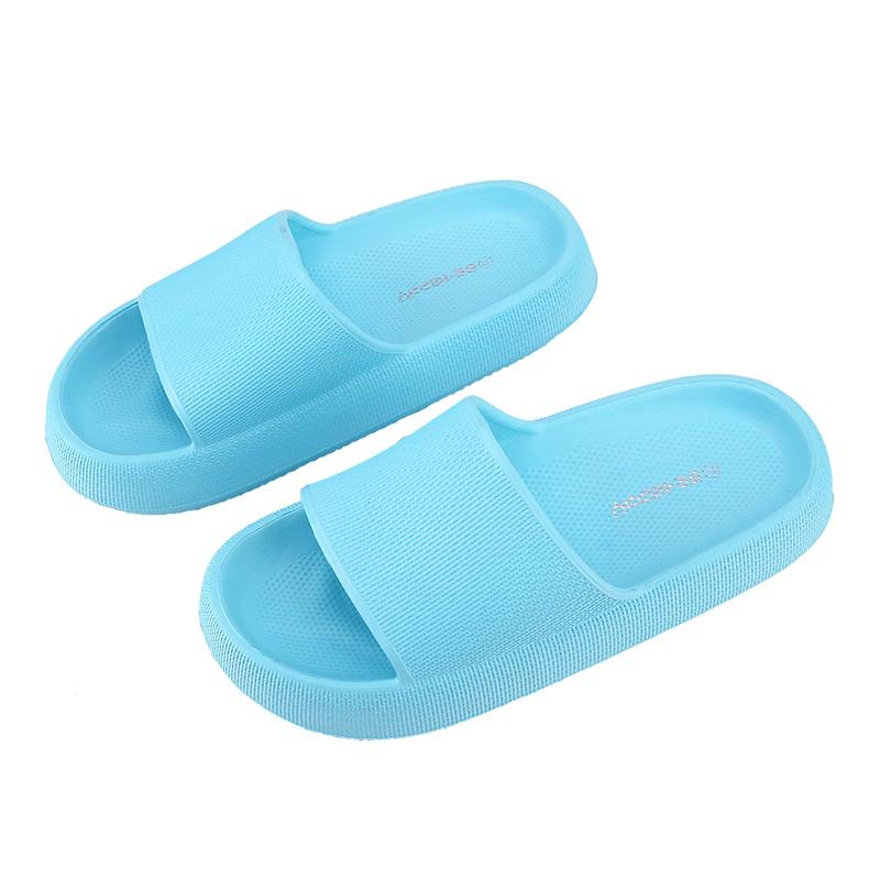 Pillow Slippers Non Slip Quick Drying Shower Slides Bathroom Sandals | Ultra Cushion  Thick Sole Women Shoe Walking Shoes Flipflop Footwear Girl Comfort Onyx showershoes