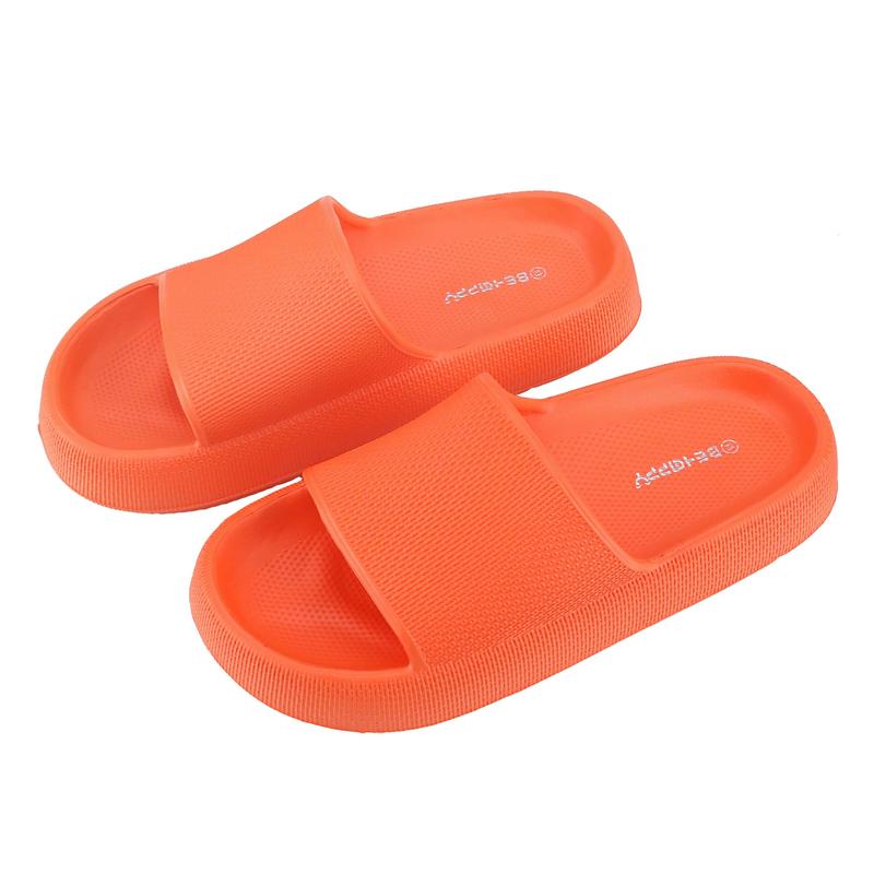 Pillow Slippers Non Slip Quick Drying Shower Slides Bathroom Sandals | Ultra Cushion  Thick Sole Women Shoe Walking Shoes Flipflop Footwear Girl Comfort Onyx showershoes