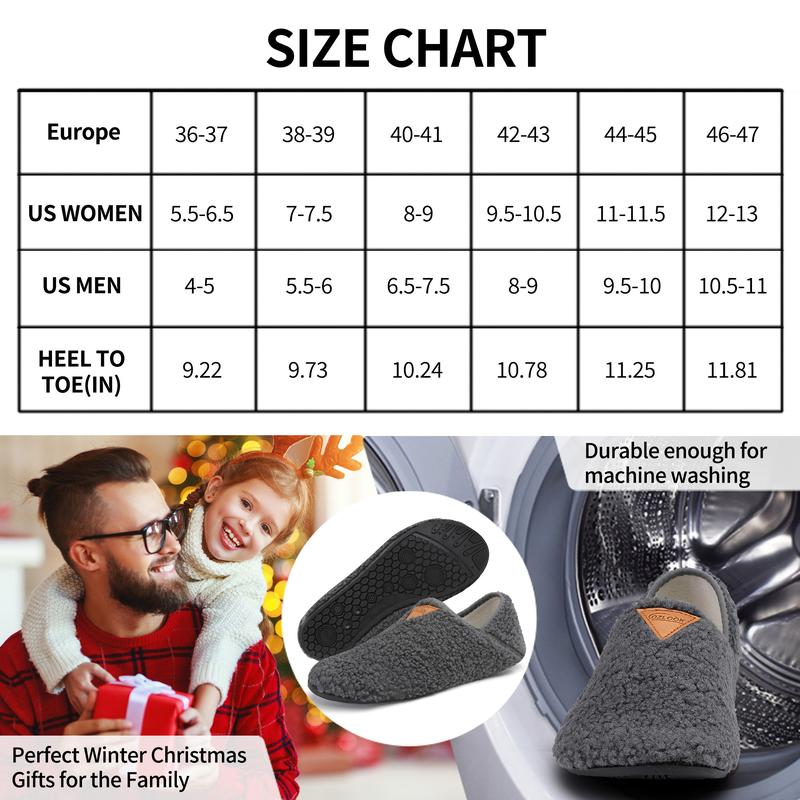 Casual Style Women's Fluffy Slippers, Comfortable Slip-on Faux Fur Indoor House Slippers, Soft Bedroom Slippers, Couples Non-Slip Flat Sole Home Footwear, Winter Fabric Upper with PVC Outsole