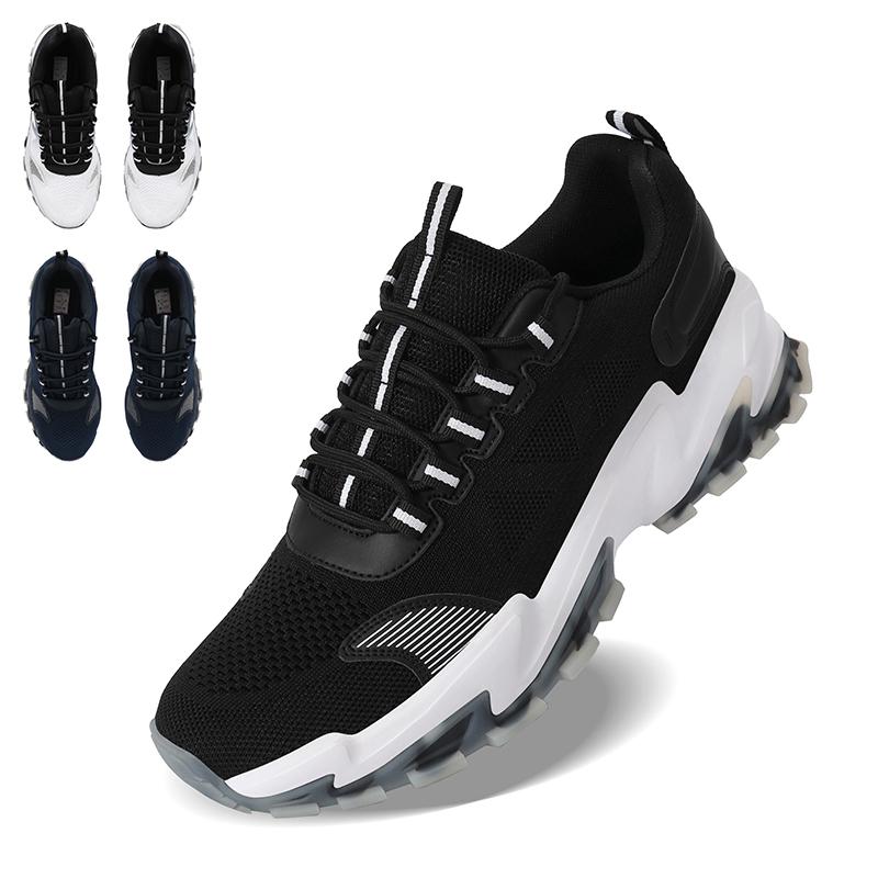 Mens Breathable Running Sneakers Lightweight Non Slip Shoes For Jogging Tennis Casual Walking Sneakers Outdoor Activities Trendy Footwear Sport Shoes