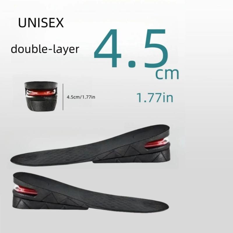 Double Layer Detachable Heightening Insoles, Breathable Comfortable Shoe Insoles, Shock Absorption Insoles for Men & Women