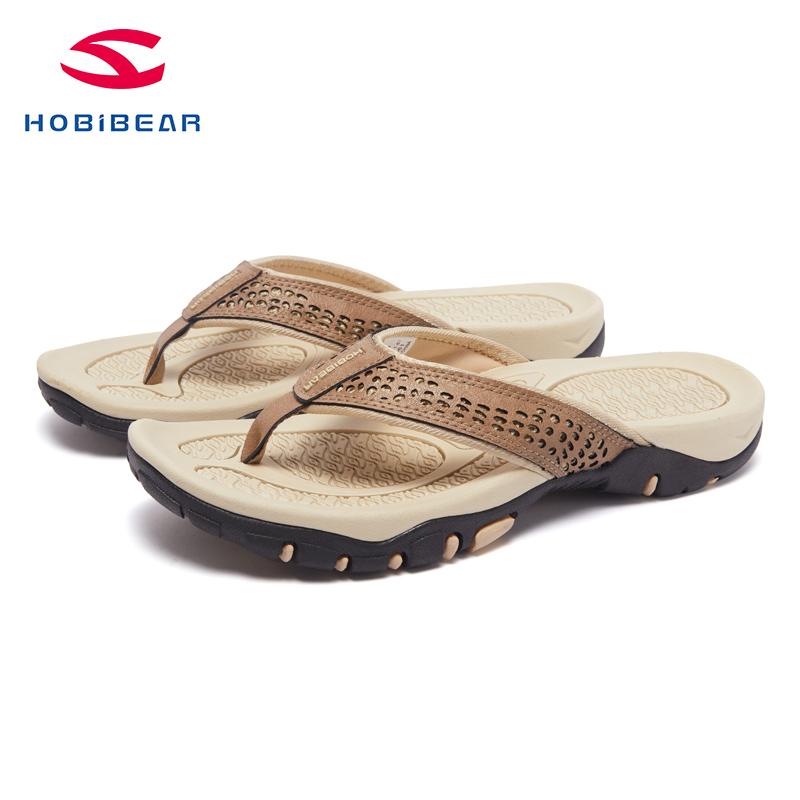 HOBIBEAR Mens Sport Flip Flops Comfort Casual Thong Sandals Outdoor Casual Comfortable Home Slippers Trendy Beach No-slip Toe summer sandals