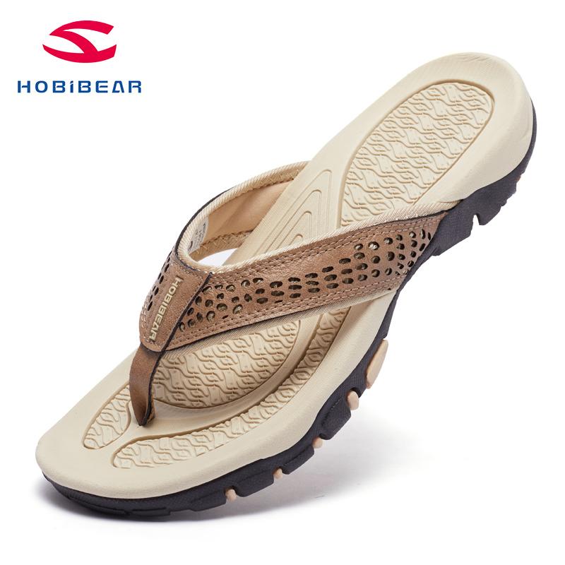 HOBIBEAR Mens Sport Flip Flops Comfort Casual Thong Sandals Outdoor Casual Comfortable Home Slippers Trendy Beach No-slip Toe summer sandals