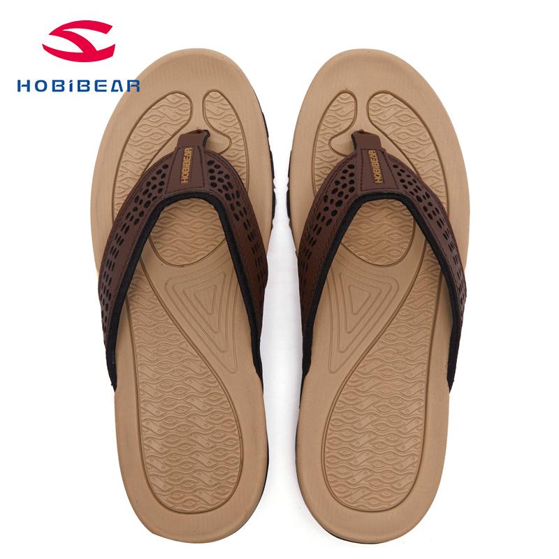 HOBIBEAR Mens Sport Flip Flops Comfort Casual Thong Sandals Outdoor Casual Comfortable Home Slippers Trendy Beach No-slip Toe summer sandals