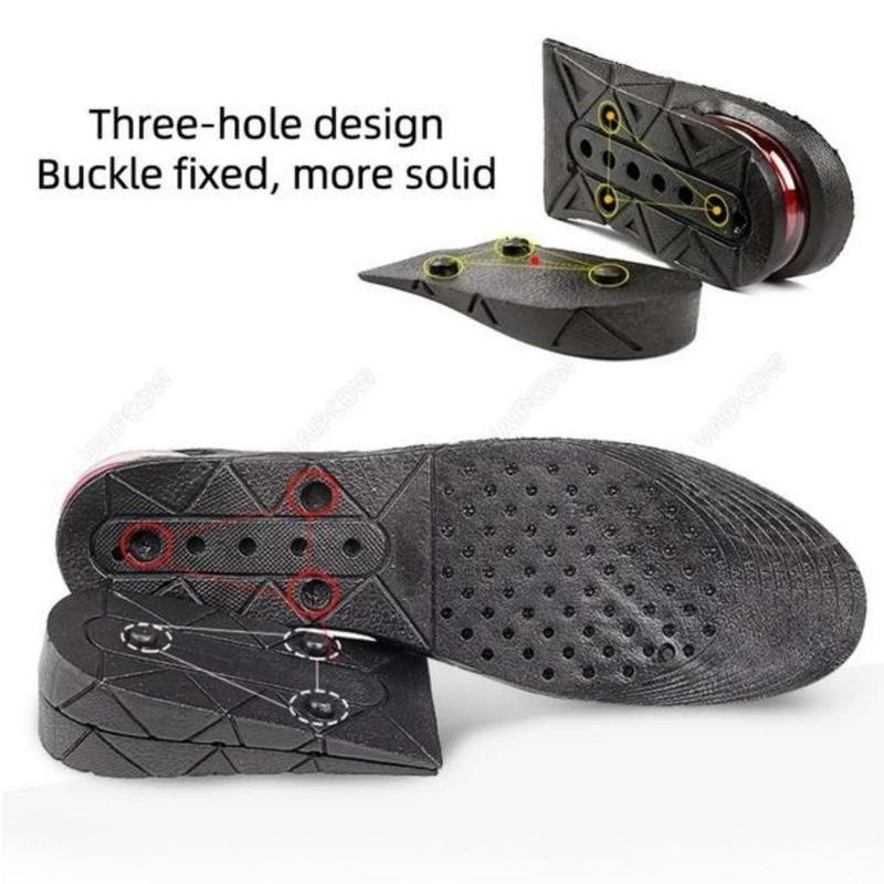 Double Layer Detachable Heightening Insoles, Breathable Comfortable Shoe Insoles, Shock Absorption Insoles for Men & Women