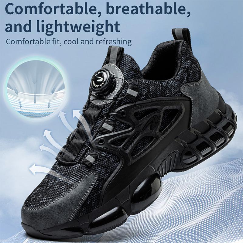 Anti-smash, anti-puncture, breathable and comfortable work safety shoes Men's Anti-Smashing