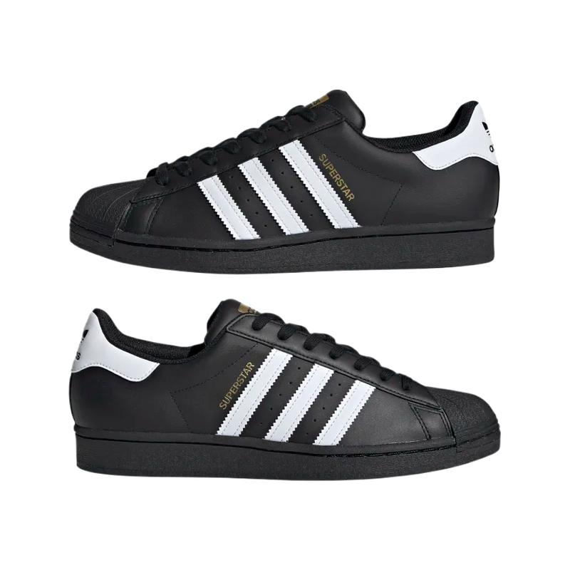 Adidas Men Originals Superstar Sneaker Black White Black EG4959 - Classic Design for Urban Fashion - Boy, Sports Shoes