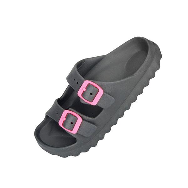 Trendy Summer EVA Women's Slippers Non-Slip Cloud Slippers Home Bedroom Shower Sandals Indoor Outdoor Women's Buckle Opening Comfortable Flip Flops Flats Walking Shoes Footwear