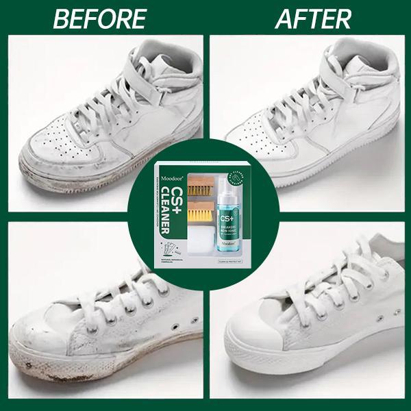 Moodoor Comprehensive Shoe Cleaning Solution - Ideal for Sneakers, Boots, Cleats, and a Variety of Footwear