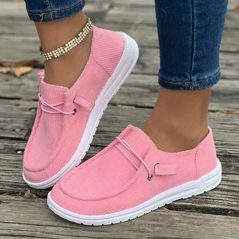 Stylish Women's Solid Color Canvas – Durable, Non-Slip, Canvas Shoes for Casual Daily Wear