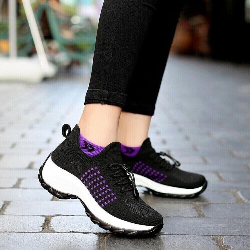 Women Ortho Stretch Cushion Sneakers Orthopedic Diabetic Running Walking Shoes A