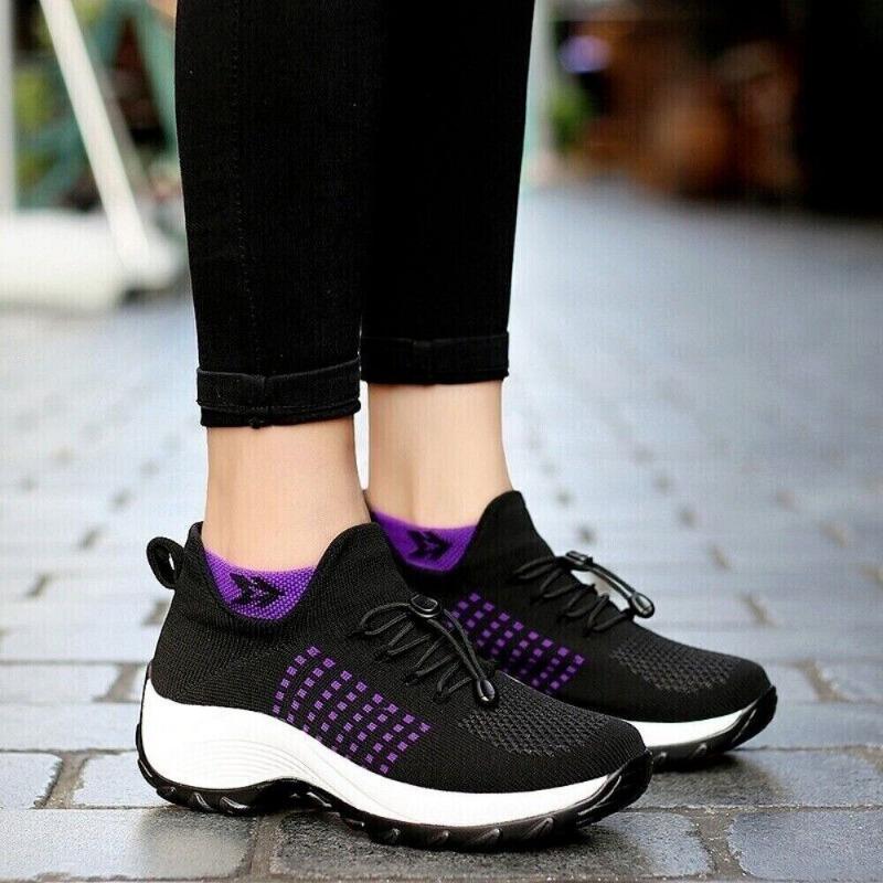 Women Ortho Stretch Cushion Sneakers Orthopedic Diabetic Running Walking Shoes A