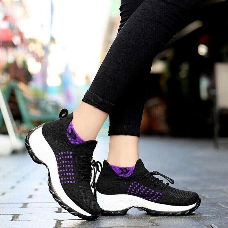 Women Ortho Stretch Cushion Sneakers Orthopedic Diabetic Running Walking Shoes A