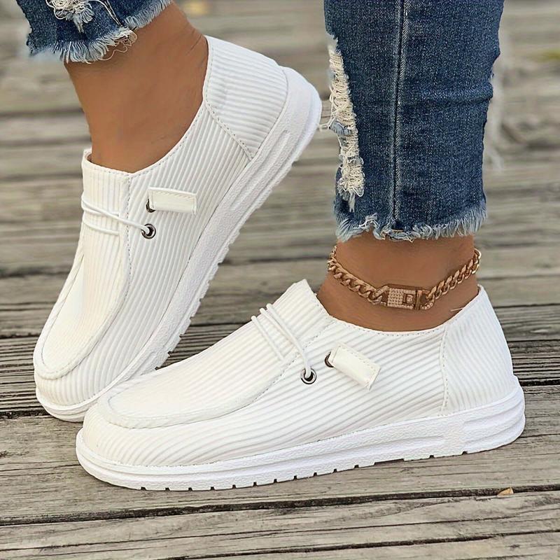 Stylish Women's Solid Color Canvas – Durable, Non-Slip, Canvas Shoes for Casual Daily Wear