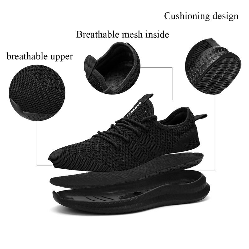 Mens Slip On Walking Shoes Lightweight Breathable Non Slip Running Shoes Comfortable Fashion Sneakers for Men