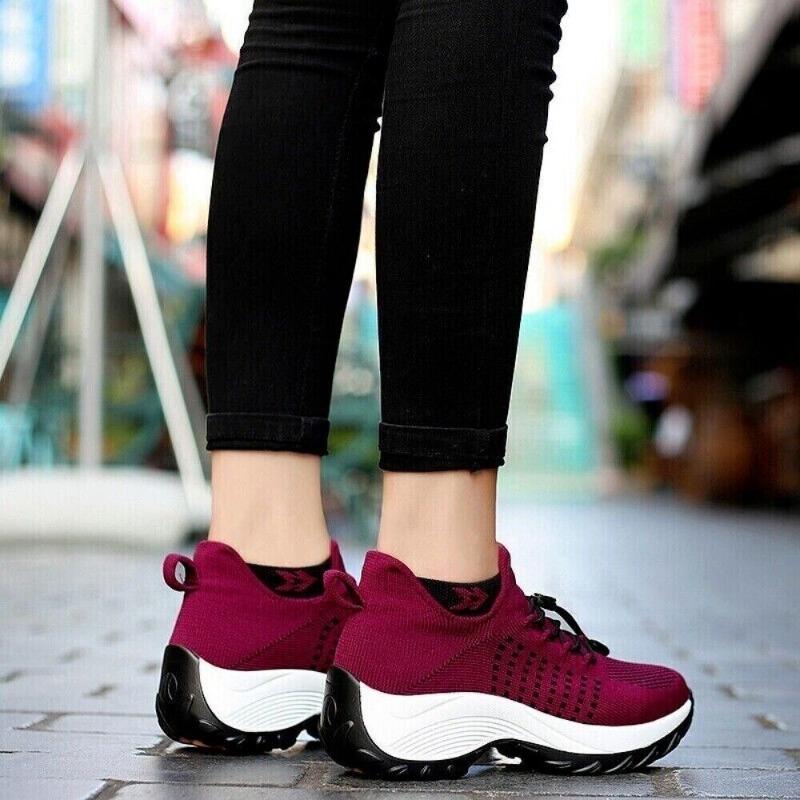 Women Ortho Stretch Cushion Sneakers Orthopedic Diabetic Running Walking Shoes A