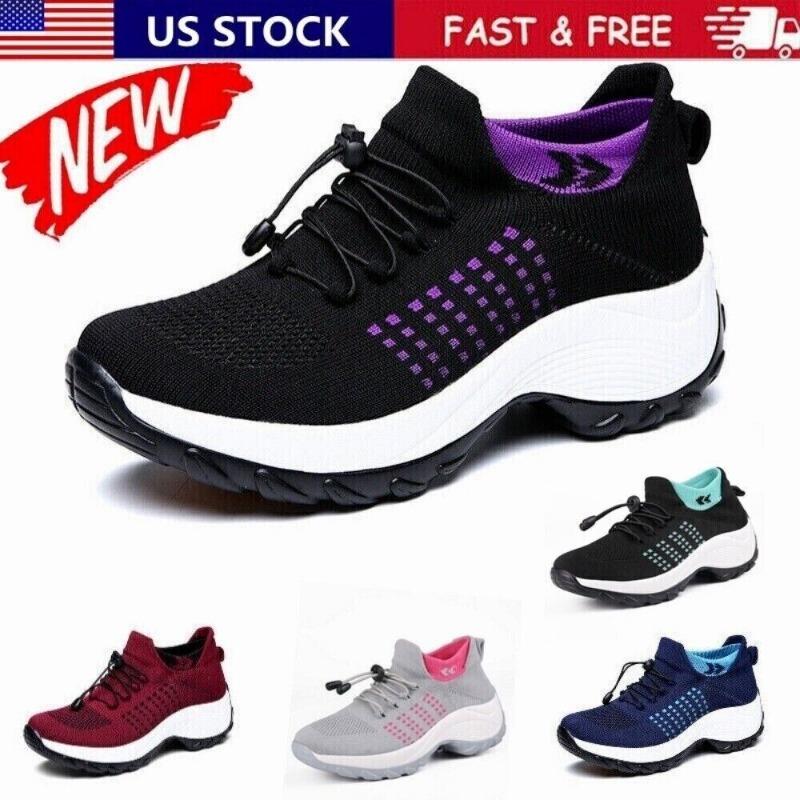 Women Ortho Stretch Cushion Sneakers Orthopedic Diabetic Running Walking Shoes A