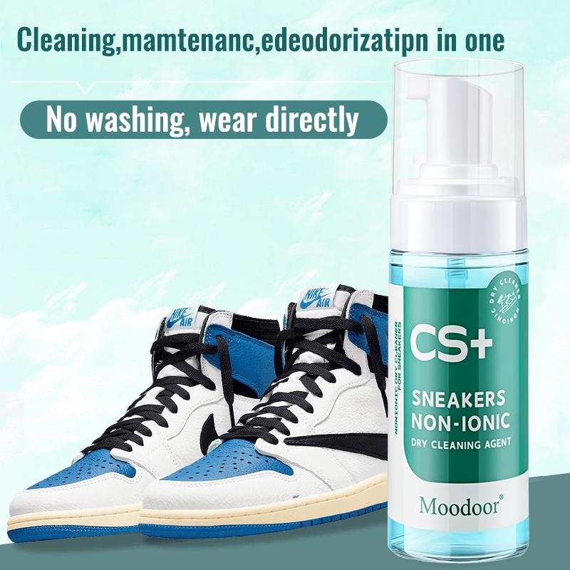 Moodoor Comprehensive Shoe Cleaning Solution - Ideal for Sneakers, Boots, Cleats, and a Variety of Footwear