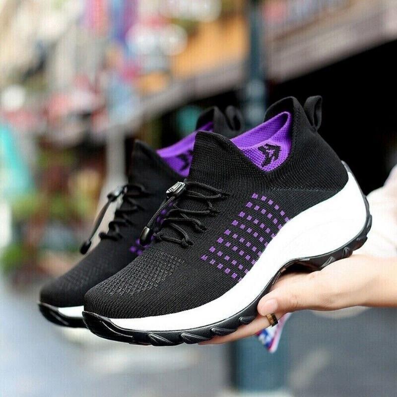 Women Ortho Stretch Cushion Sneakers Orthopedic Diabetic Running Walking Shoes A