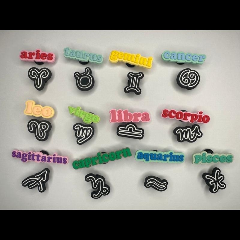 Zodiac Signs Croc charms Astrology