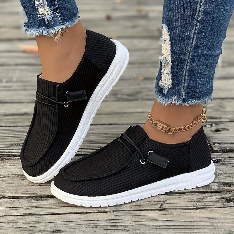 Stylish Women's Solid Color Canvas – Durable, Non-Slip, Canvas Shoes for Casual Daily Wear