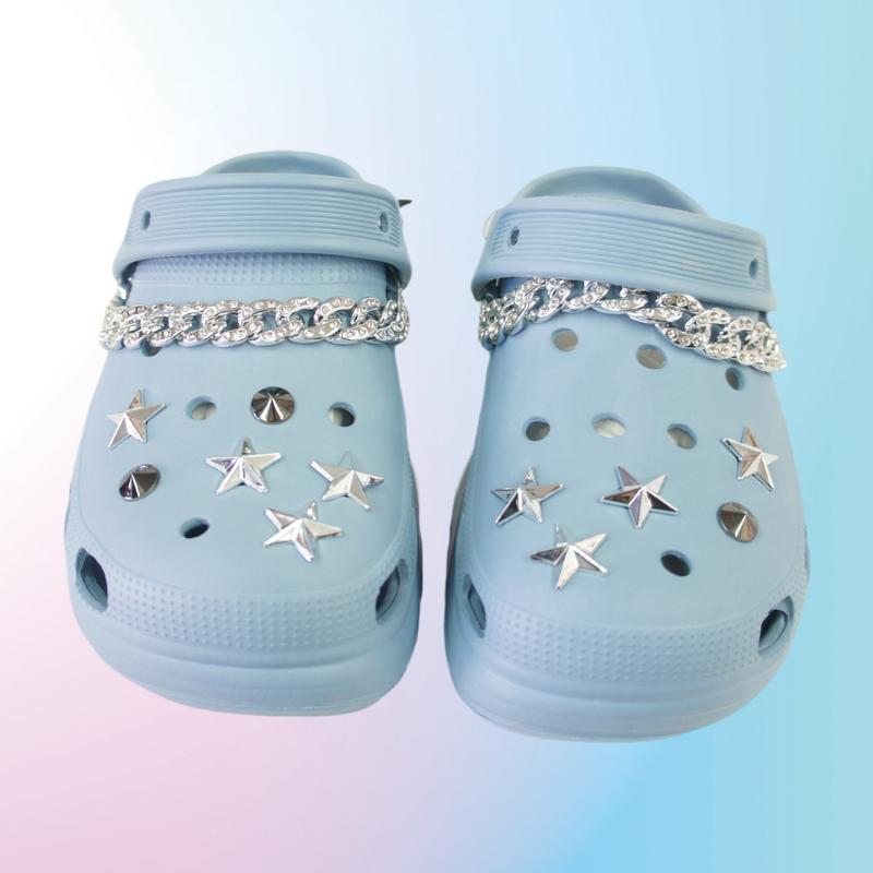 Star Embellished Clogs Mules Summer beach slide and Garden Sandals  Footwear Walking Shoes  Platform Comfort Women