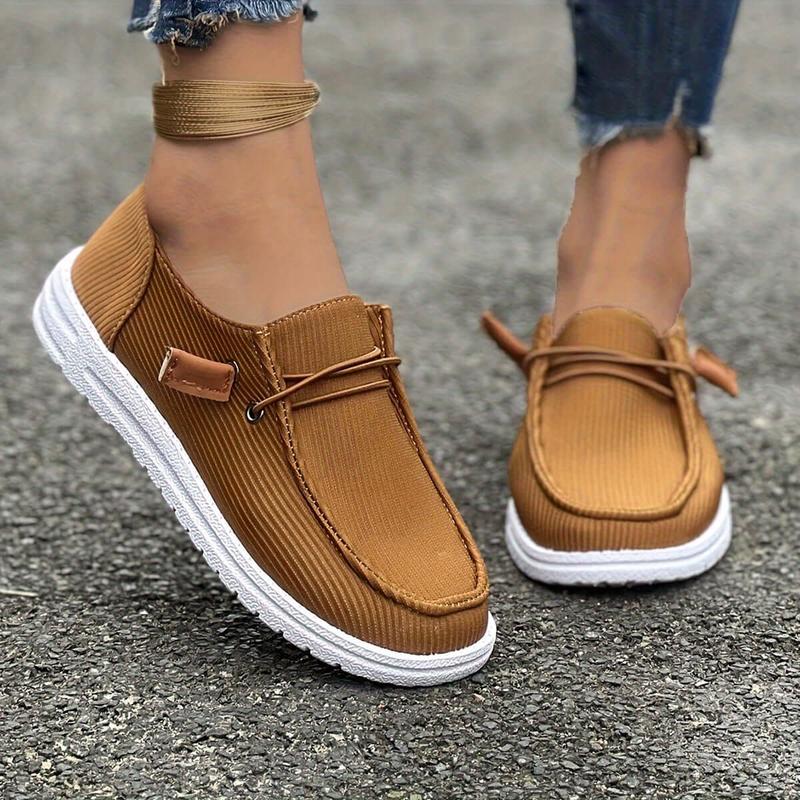 Stylish Women's Solid Color Canvas – Durable, Non-Slip, Canvas Shoes for Casual Daily Wear