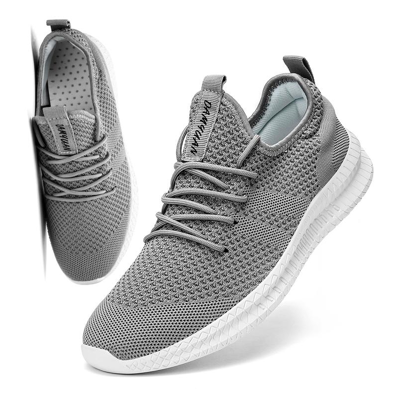 Mens Slip On Walking Shoes Lightweight Breathable Non Slip Running Shoes Comfortable Fashion Sneakers for Men