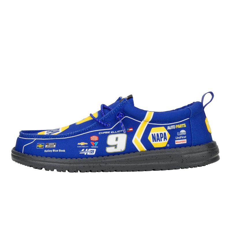 HEYDUDE X NASCAR Chase Elliott - Mens and Womens Comfortable Slip on Shoes