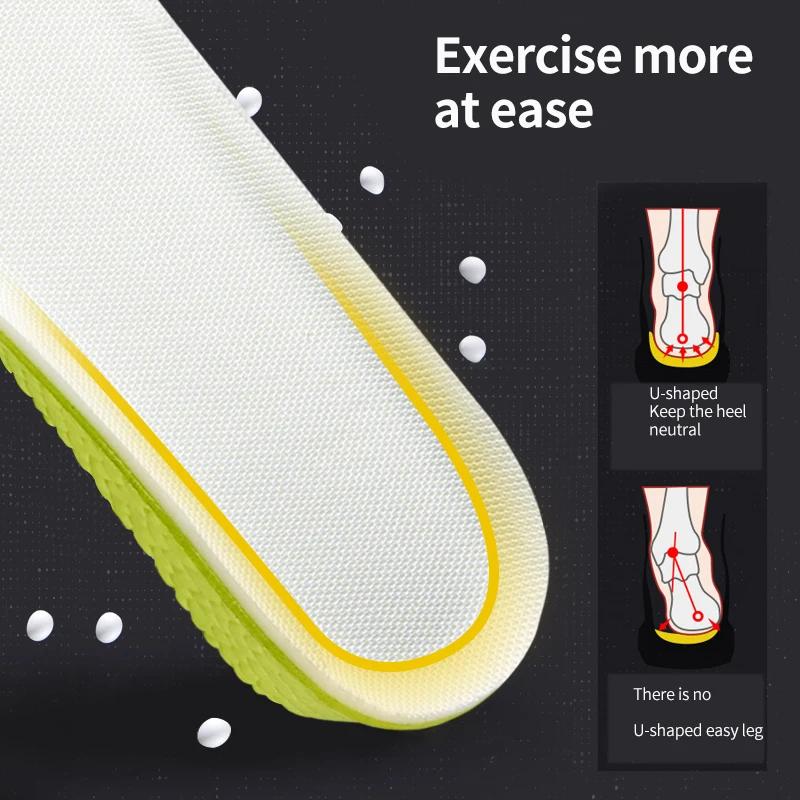 Internal height increasing insole made of EVA material with three heights suitable for both men and women