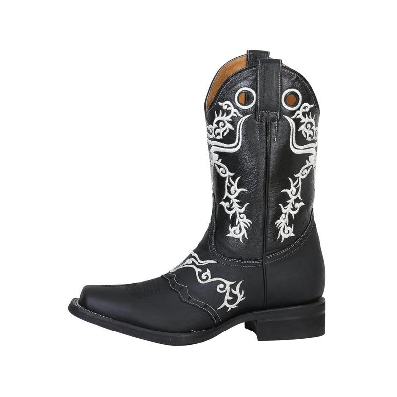 El General Rodeo Boot - Crazy Black 34313