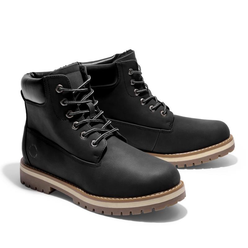 Bruno Marc Men's Water-Repellent Combat Snow Boots