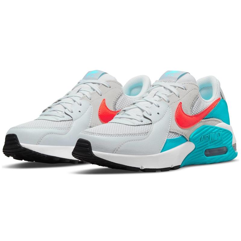 Women's Nike Air Max Excee Pure Platinum Bright Crimson (CD5432 008)