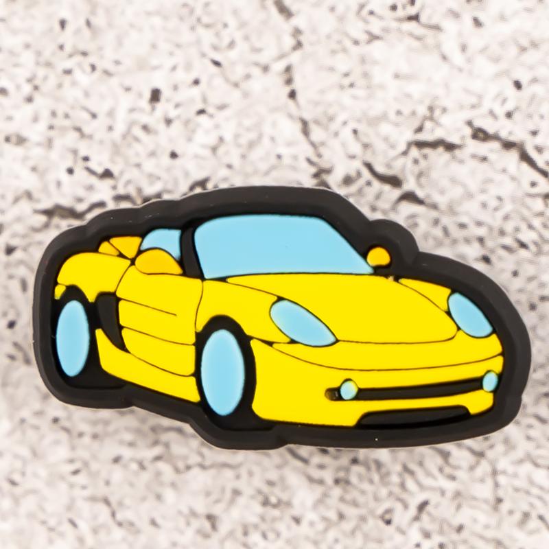 Race Car Charms Supercar 12PCS Drift Car PVC Cute Clog Pins Accessories Party Favors Birthday Gifts Holidays Decoration for Boys Women Girls