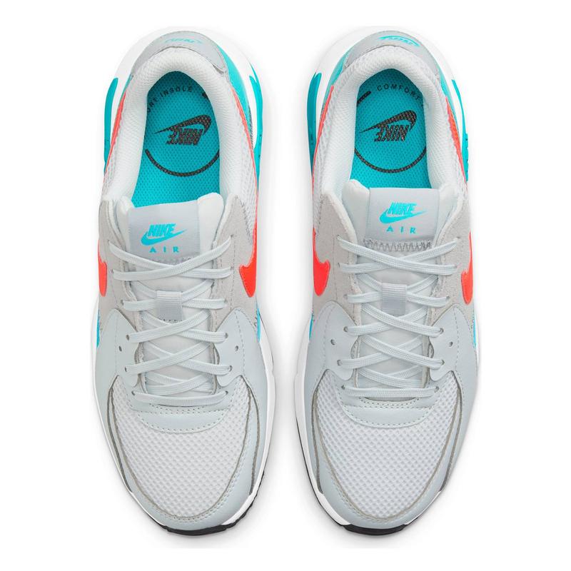 Women's Nike Air Max Excee Pure Platinum Bright Crimson (CD5432 008)