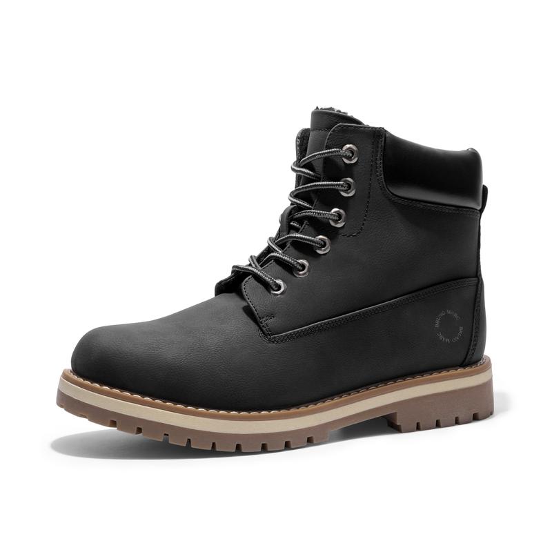 Bruno Marc Men's Water-Repellent Combat Snow Boots