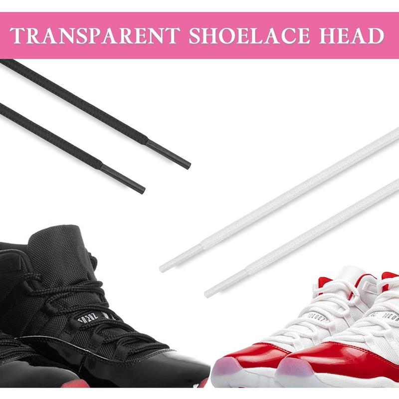 1 4 (6mm) Round Thick Shoe Laces for Sneakers, Athletic ShoeLaces Replacement for Jordan 11 Basketball Shoes