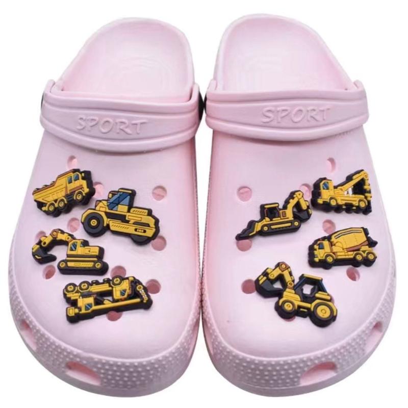 Set of 13 Bulldozer Shoe Charms!