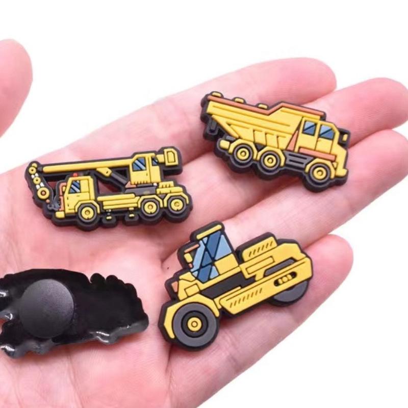 Set of 13 Bulldozer Shoe Charms!