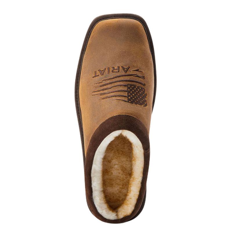 AR2692 Ariat Men's Patriot Slipper - Dusty Brown