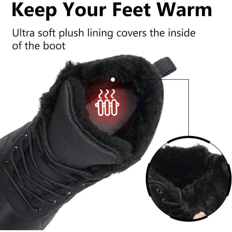 Womens Mens Barefoot Snow Boots Winter Warm Fur Lined Shoes